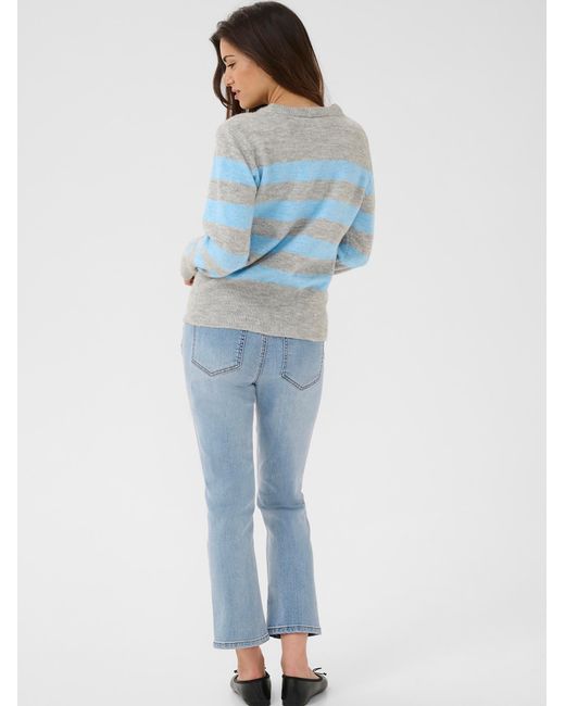 Kaffe Blue Pullover Kaniel