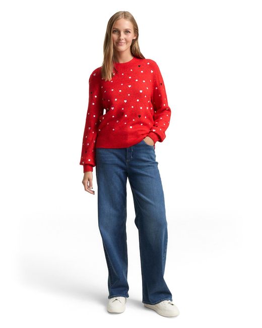 Tom Tailor Red Pullover