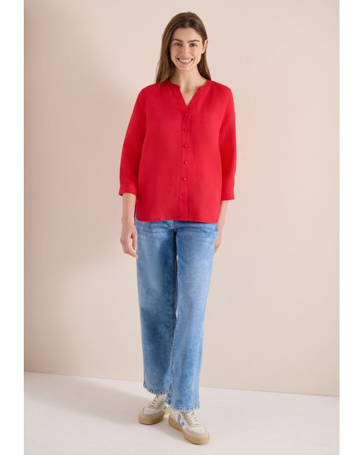 Cecil Red Bluse