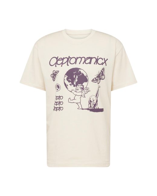 CLEPTOMANICX T-shirt 'mystery' in White für Herren