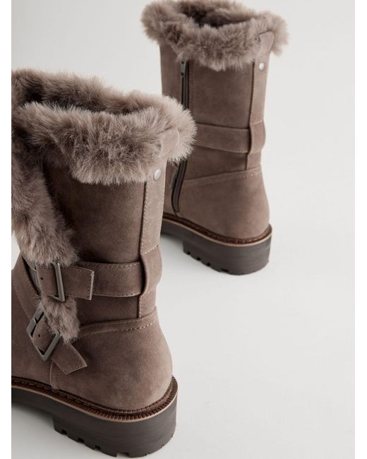 Next Brown Stiefelette