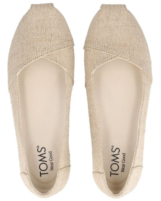TOMS Natural Ballerinas Textil Ballerina