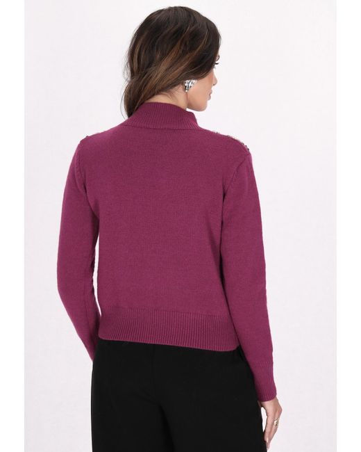 faina Purple Pullover
