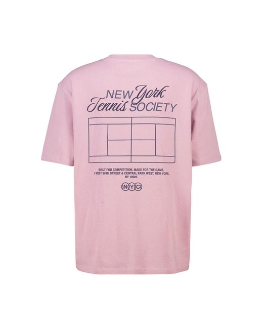 America Today T-Shirt in Pink für Herren