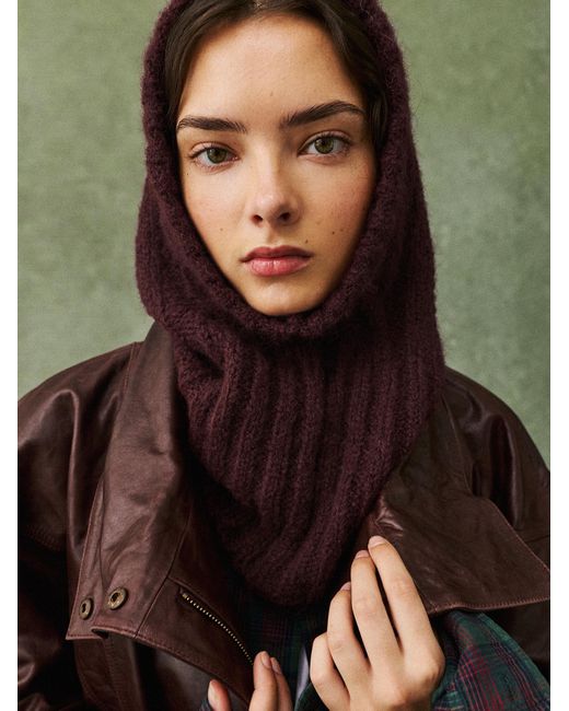 Pull&Bear Mütze in Purple für Herren