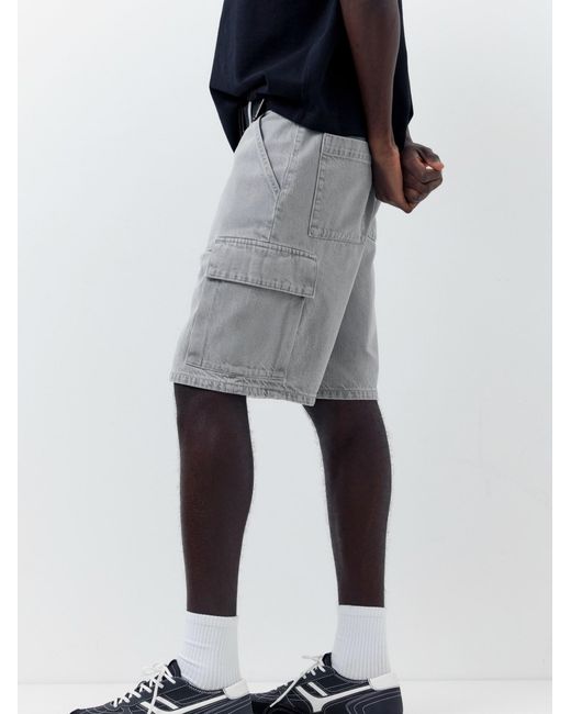 Pull&Bear Shorts in Gray für Herren