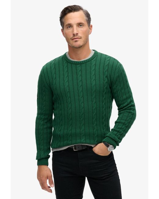 Superdry & Co Pullover in Green für Herren