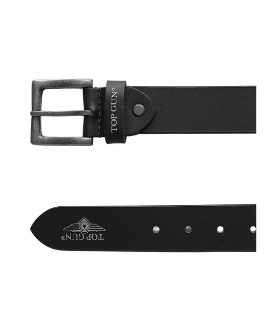 top gun Gürtel in Black für Herren