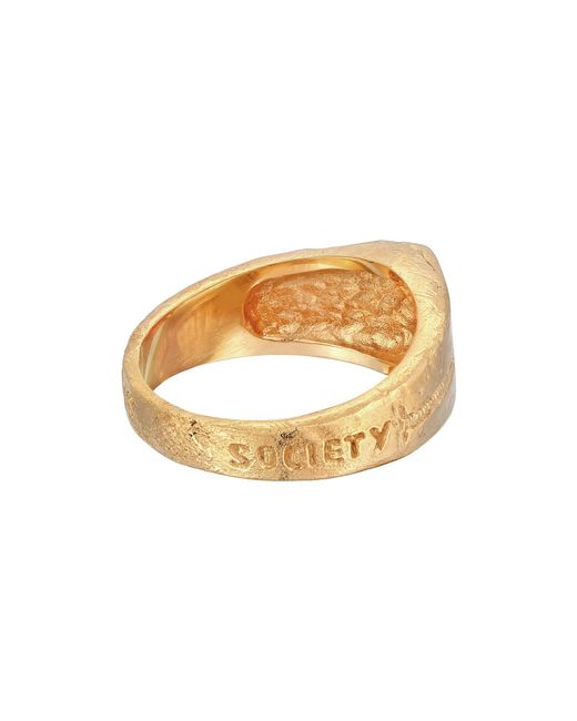 Haze & Glory Ring Coconut in White für Herren