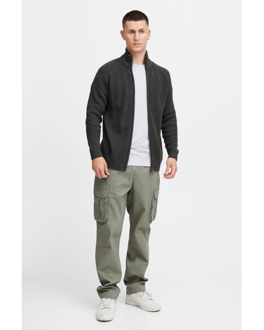 Solid Strickjacke Xenos in Black für Herren