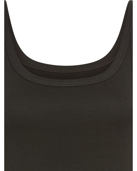 Camel Active Black Basic Top Aus Reiner Baumwolle