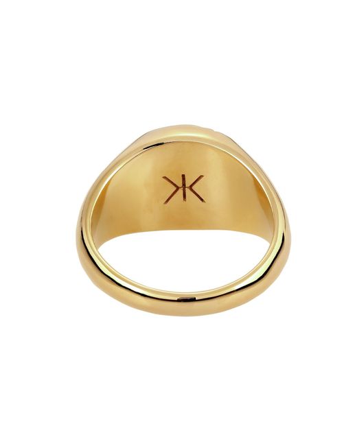 Kuzzoi Ring in Metallic für Herren
