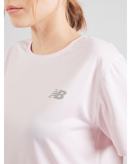 New Balance Pink Funktionsshirt 'Essentials'