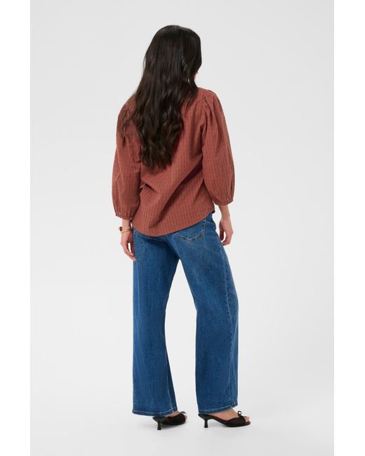 Kaffe Red Bluse Bea