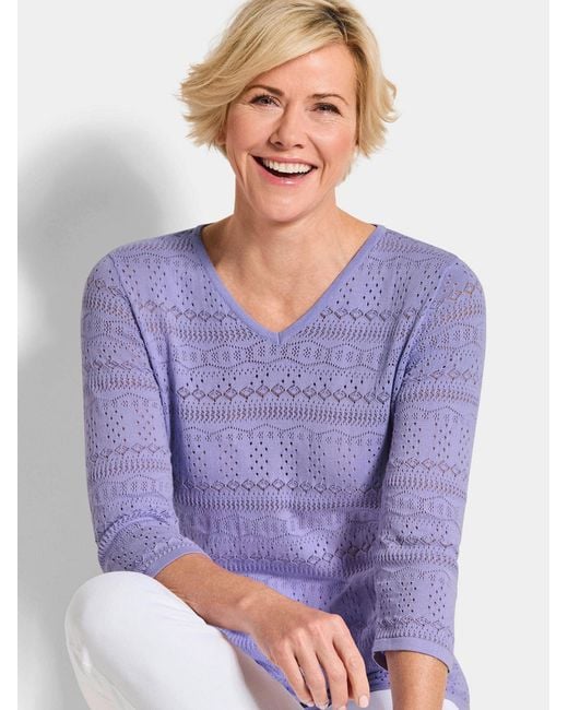 Goldner Purple Pullover