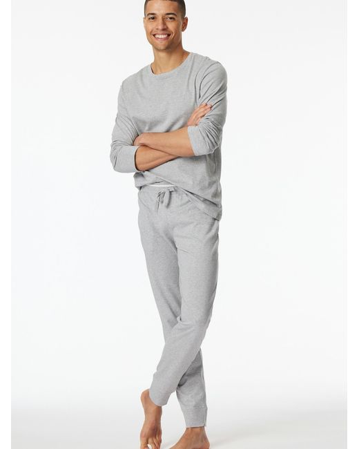 Schiesser Pyjamahose Mix Relax in Gray für Herren