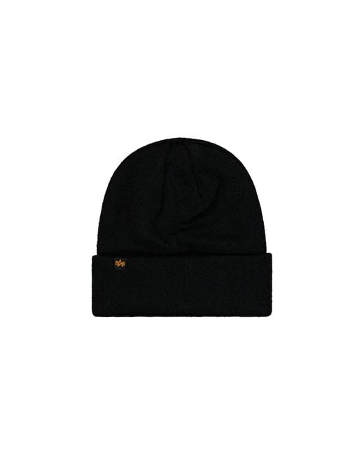 Alpha Industries Mütze in Black für Herren