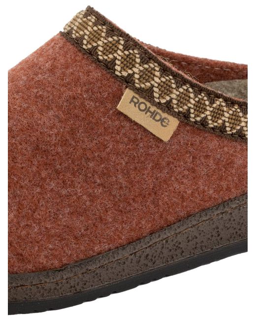 Rohde Brown Clogs Novara-D