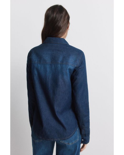 Springfield Blue Bluse
