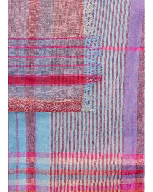 Codello Pink Schal Mit Karomuster
