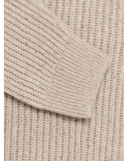 Solid Pullover in Natural für Herren