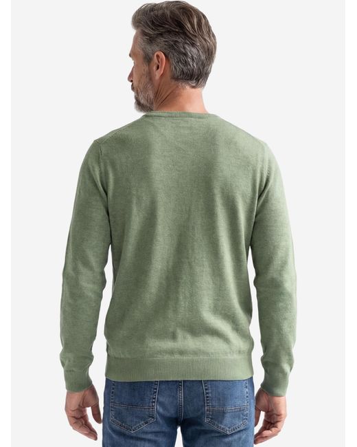 Redmond Pullover Basic in Green für Herren