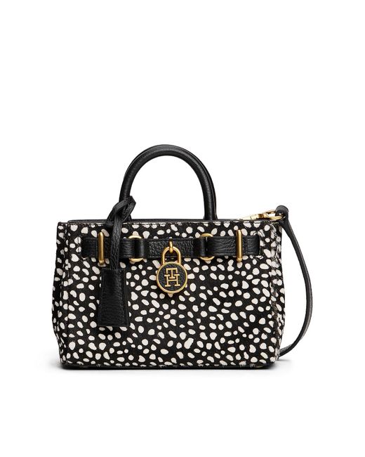 Tommy Hilfiger Black The American Icon Tote-Bag Mit Hirsch-Print
