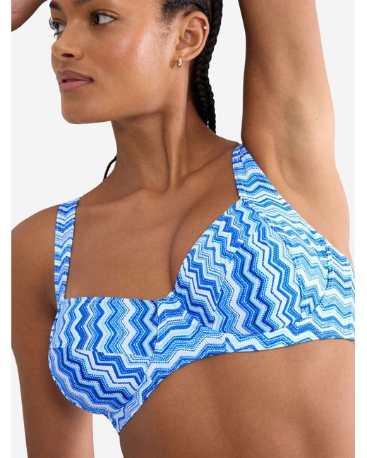 Triumph Blue Bügel-Bikini-Top Label Mix & Match Summer