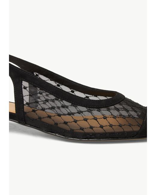 Comma, Black Slingpumps