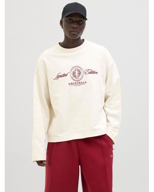 Jack & Jones Sweatshirt Jordia in White für Herren