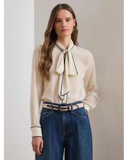 Ralph Lauren White Bluse Fredella