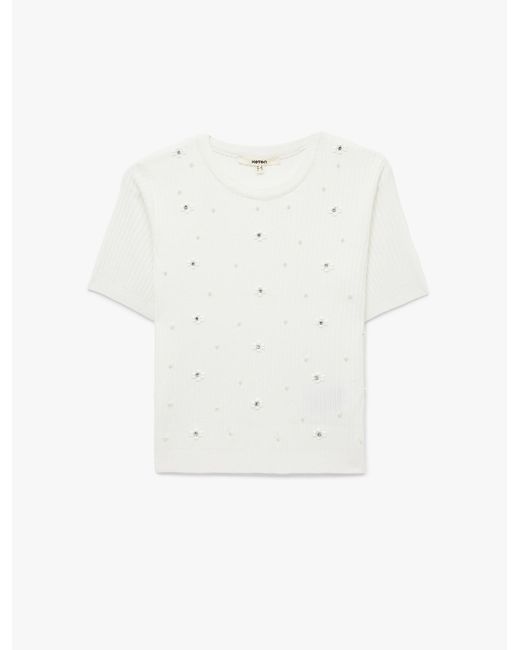 Koton White Pullover