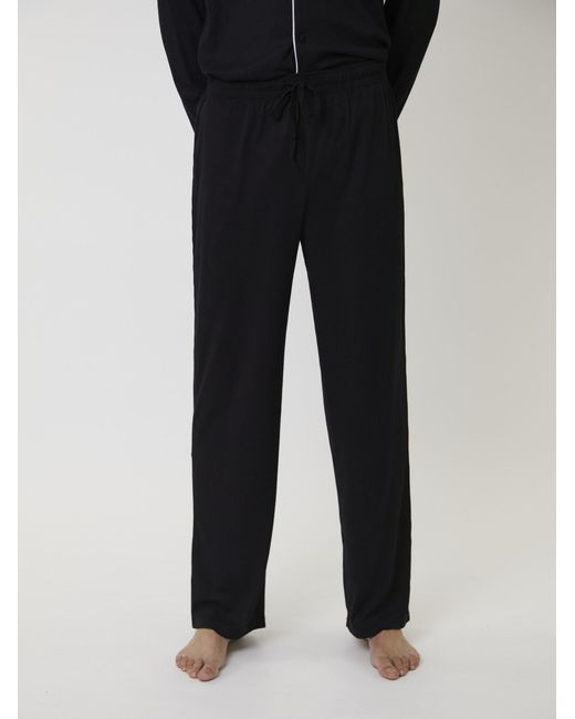 Loungeable Pyjama Lang in Black für Herren