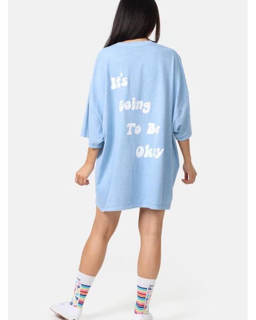 Worldclassca Blue Oversizeshirt