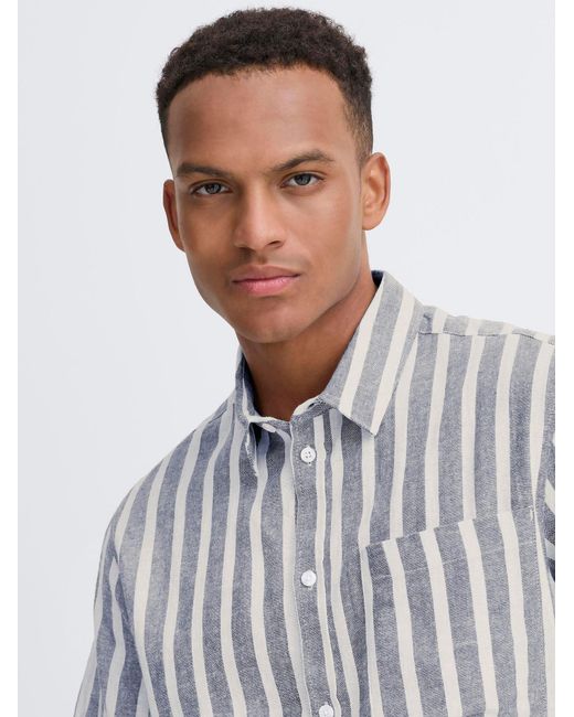 Solid Hemd Fried in Gray für Herren
