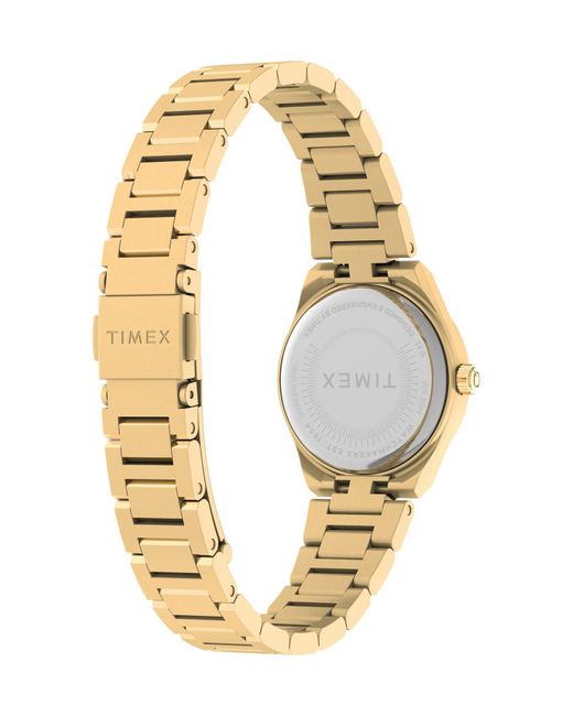 Timex Metallic Analoguhr Continental