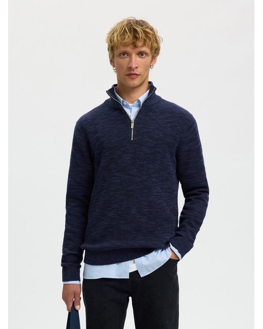 SELECTED Pullover Slhdane in Blue für Herren