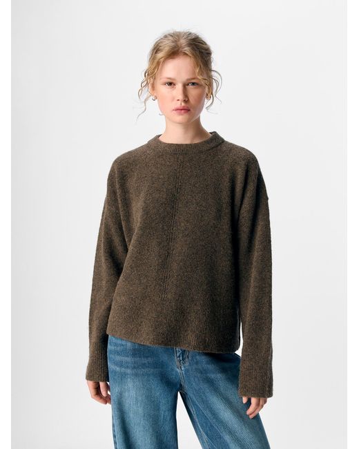 Object Brown Pullover Objjuno