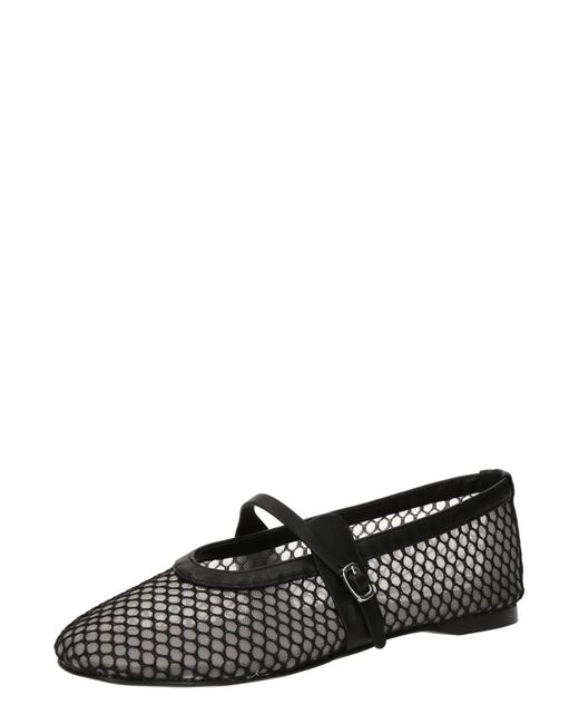 Steve Madden Black Riemchenballerina 'Rejoice-M'