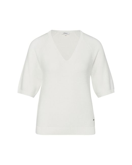 S.oliver White Pullover