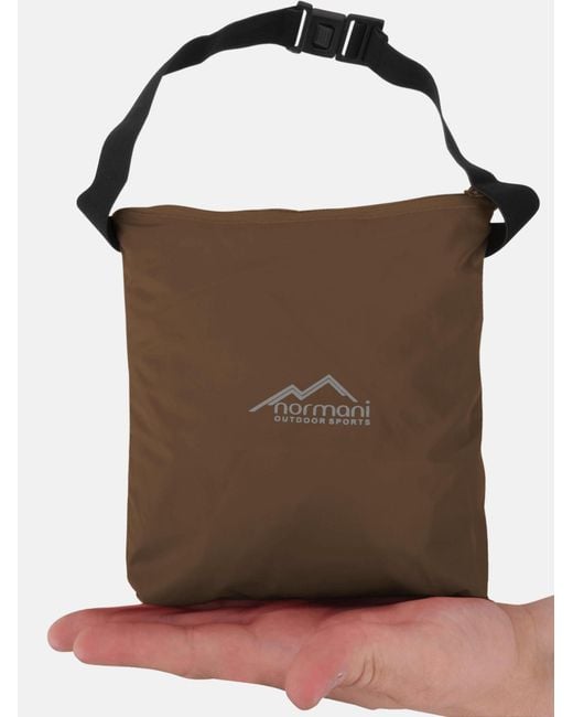 normani Regenponcho Cherrapunji in Brown für Herren