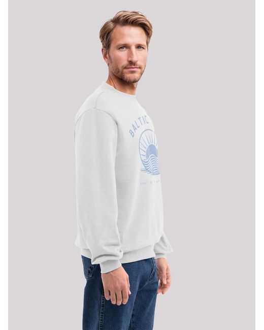 F4NT4STIC Sweatshirt Baltic Sea Knut Und Jan in White für Herren