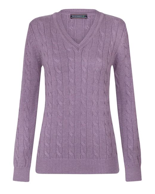 Felix Hardy Purple Pullover