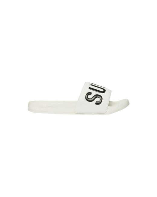 Superdry & Co White Pantolette Core