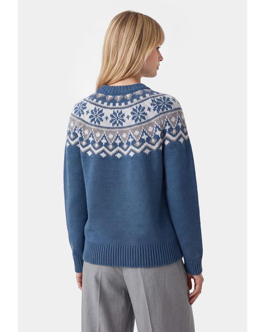 Usha Blue Pullover Modern