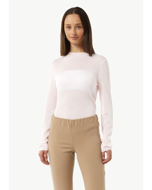Comma, White Pullover