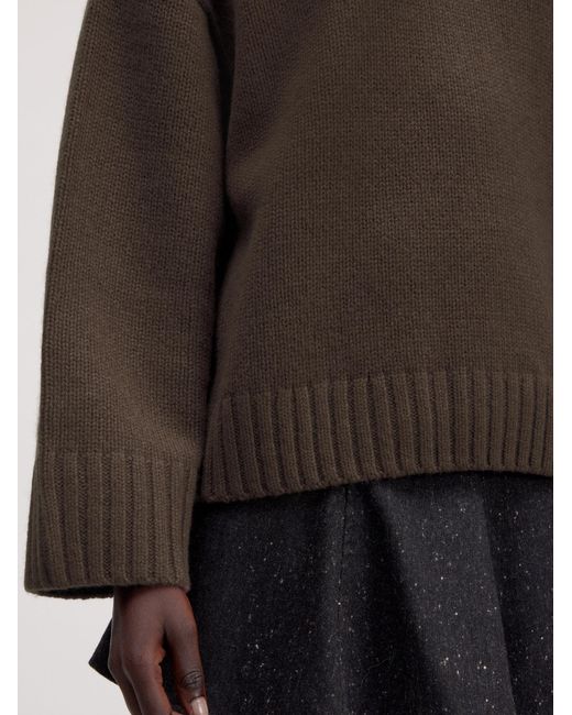 EDITED Brown Oversize Pullover Aus Wollmix Eireen