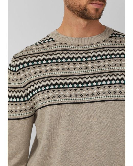 S.oliver Pullover in Gray für Herren