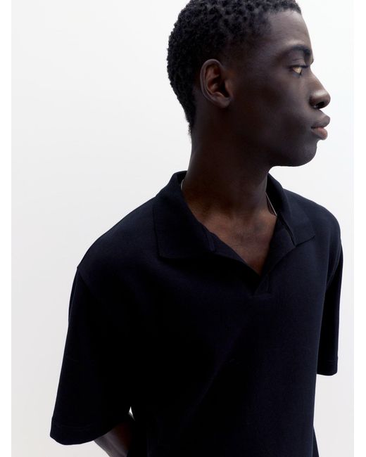 Pull&Bear Poloshirt in Black für Herren