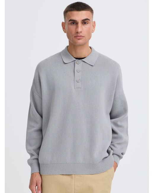 Solid Strickpullover Sdnahim in Gray für Herren
